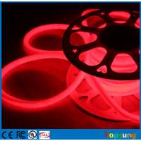 220v AC red 360 degree led neon flex round Topsung Lighting