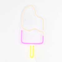 Cute Popsicle Led Neon Light Sign Custom Wall Mounted Lighting Signs Summer Bar Holiday Birthday Party Decor