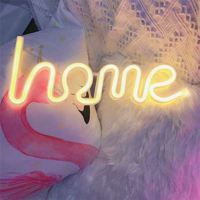 LED Home Neon Word Sign Neon Letters Light Art Decorative Lights Wall Decor For Kids Baby